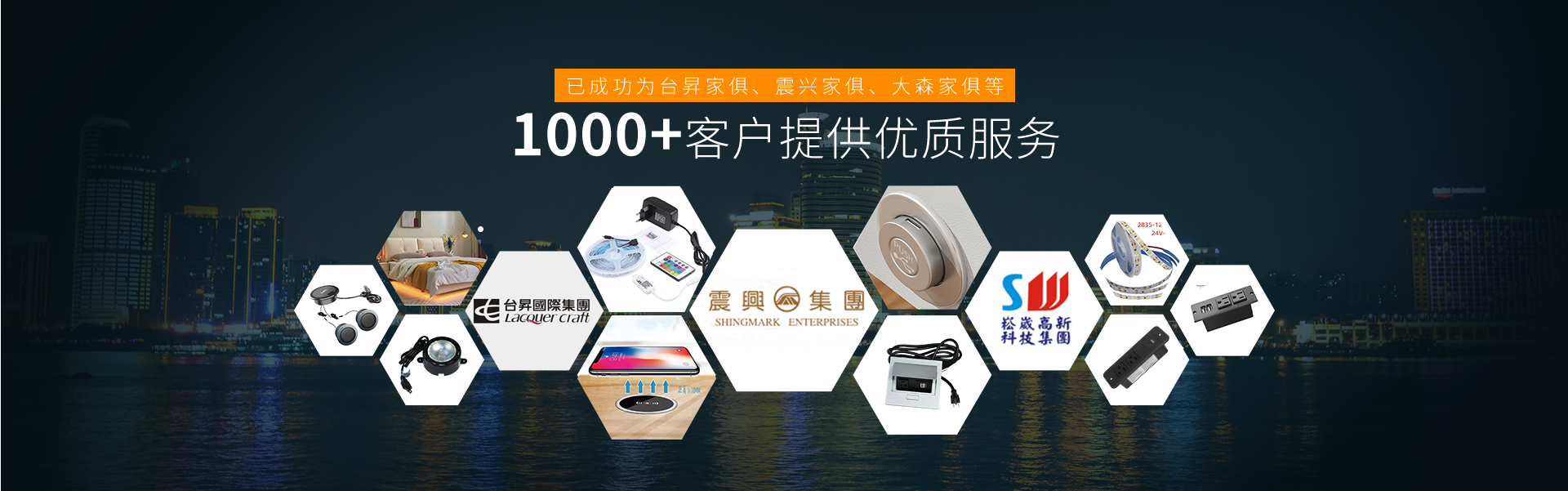 已成功為臺昇家俱、震興家俱、大森家俱等800+客戶提供優(yōu)質(zhì)服務(wù)